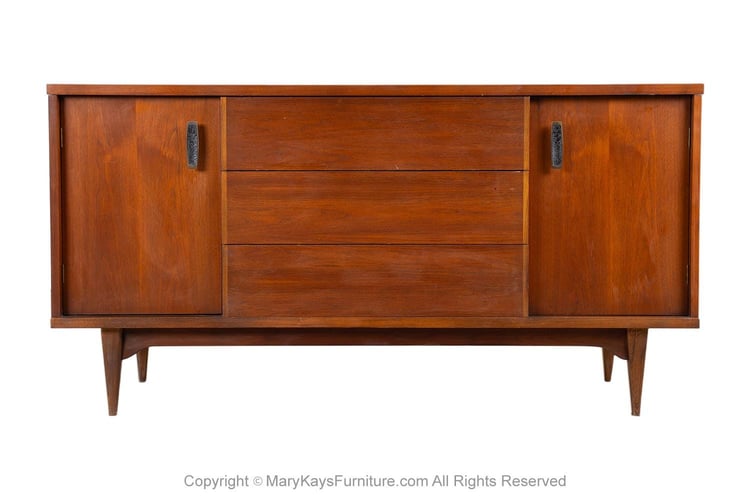 Mid-Century Credenza Dresser Cabinet 