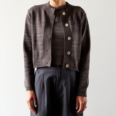 Maria Stanley Cotton Cardi, Charcoal