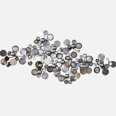 Large Californian Modern "Raindrop" Chrome Sculpture by Curtis Jere