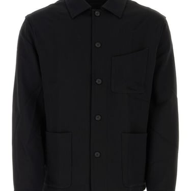 Givenchy Man Black Wool Blend Shirt