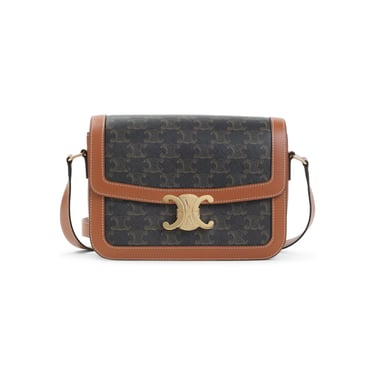 バッグ CELINE C MACADAM SUEDE SHOULDER BAG Céline Celine Brown C Macadam Suede Shoulder Bag Dark brown