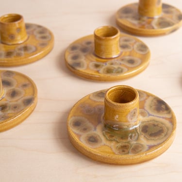 Moon Friend Studio: Amber Spotted Candle Holder