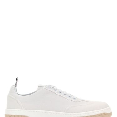 Thom Browne Man White Canvas Sneakers