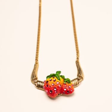 HTT x BRZ - Strawberry Collar Necklace