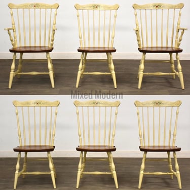 Maple Dining Chairs by Hitchcock - Set of 6 