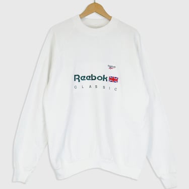 Vintage Reebok Classic Embroidered Sweatshirt Sz L