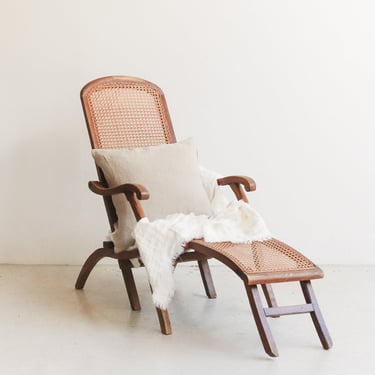 Birdseye Cane Lounge Chair