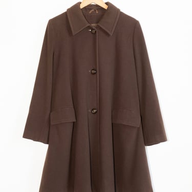 Vintage Pierre Cardin Wool Coat in Brown