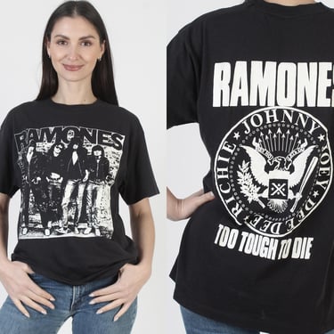 The Ramones Band T-Shirt, Too Tough To Die, Double Sided Print, Screenstars Band Tee 