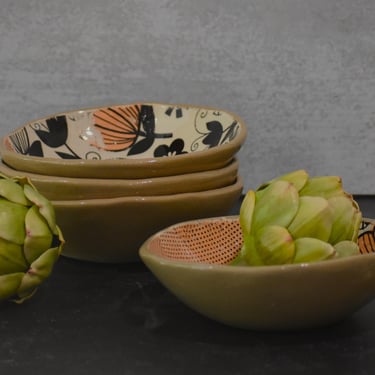 Pottery bowl, rustic pottery bowls, Handmade pottery 