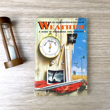 Golden Nature Guide Weather - 1957 vintage paperback 