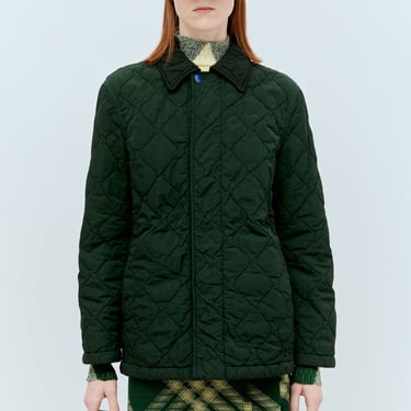 Burberry Women Short Quilted Car Coat