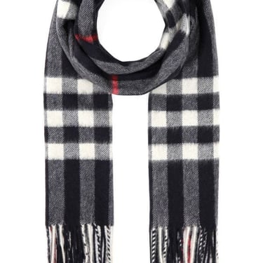 Burberry Unisex Embroidered Cashmere Scarf