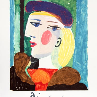 Femme Profile (Marie-Therese Walter) by Pablo Picasso, Marina Picasso Estate Poster 