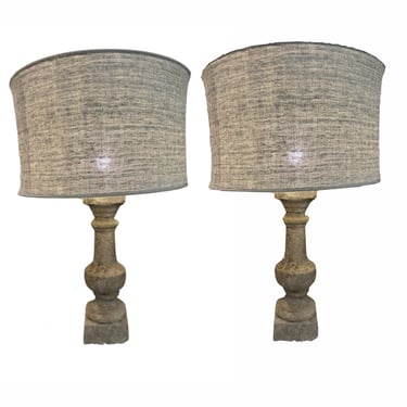 French Balustrade Lamps (two paid avail)
