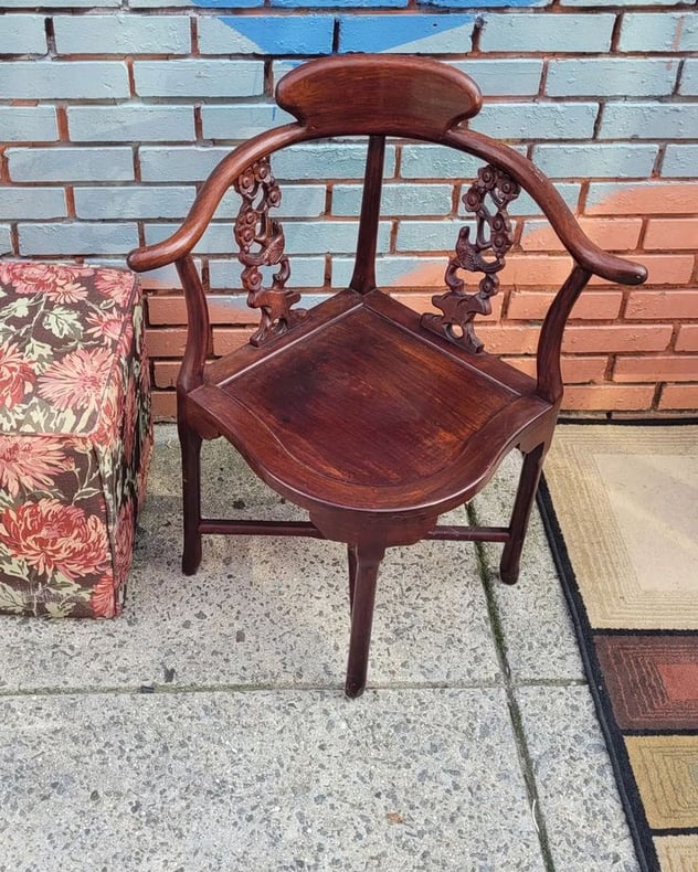 Mahogany Corner Chair