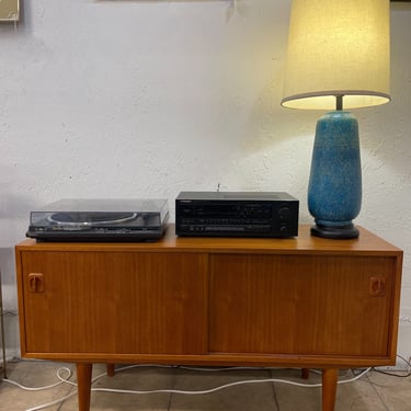 Danish Teak Record Cabinet