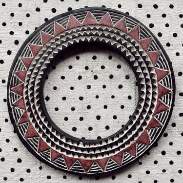Vintage Carved Large Shield (Côte D'Ivoire)