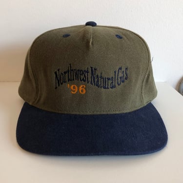1996 Northwest Natural Gas (Portland) Olive & Navy Strapback