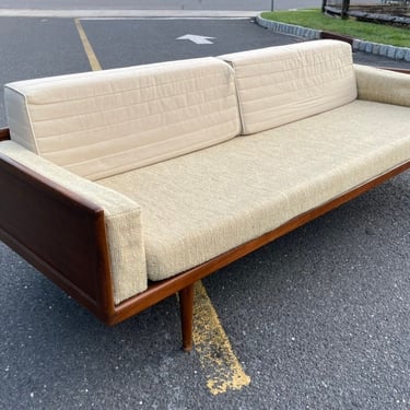 Mel Smilow Solid Walnut Low Profile Sofa 