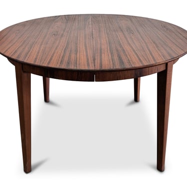 Round Rosewood Dining Table w 2 Leaves - 062452