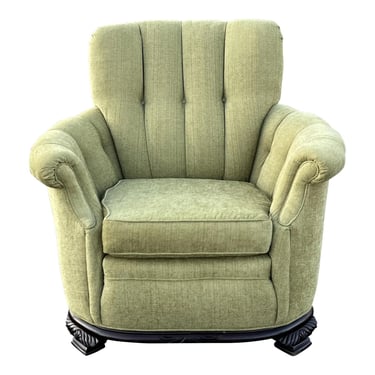 Vintage 1950’s Light Green Club Chair 