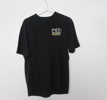 vintage LAS Vegas CSI 1990s black and white vintage 90s las vegas -- size large 