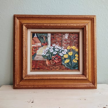 Beautiful and Vibrant Professionally Framed Oil Painting Flowers Home Décor Wall Art 