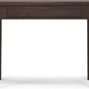 Hollander Solid Wood 38&quot; Desk in Warm Walnut Brown FFW258-658