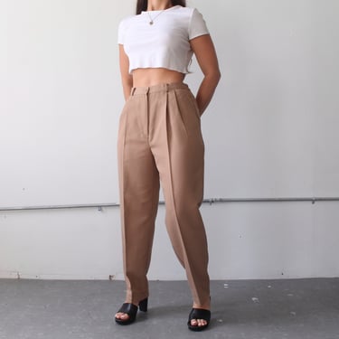 Vintage Latte Tailored Trousers - W26+