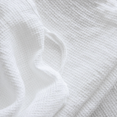 Linen Waffle Towel | White