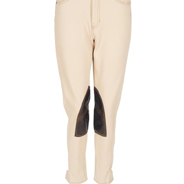 Jean-Paul Gaultier 1990s Vintage Beige High-Waisted Jodhpur Riding Pants 