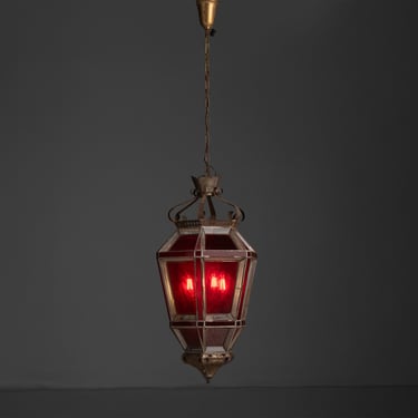 Red Glass Lantern