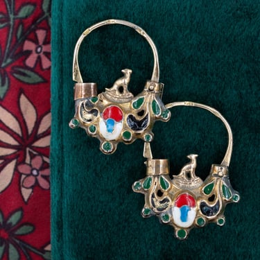 Sicilian Navicella Earrings c1780