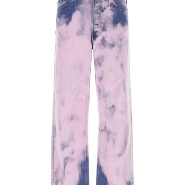 Dries Van Noten Men Two-Tone Denim Jeans