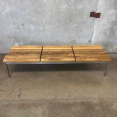Studio Made Black Limba Bench by Kirk Delman