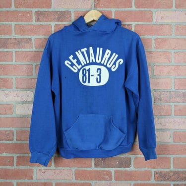 Vintage 70s 80s Centaurus 81-3 ORIGINAL Hooded Sweatshirt - Large 