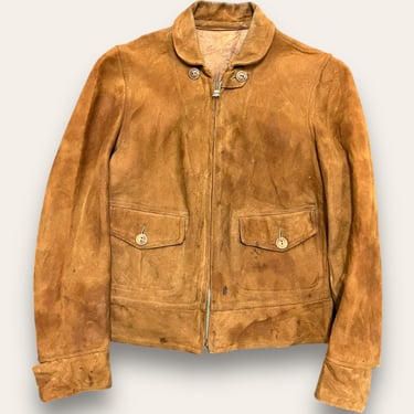 Vintage 1930’s A1 Chinstrap Suede Jacket