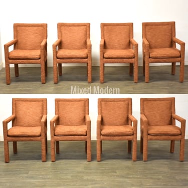 Peach Parsons Dining Chairs- Set of 8 