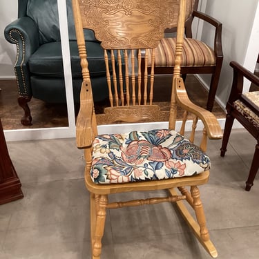 Vintage Oak Rocking Chair