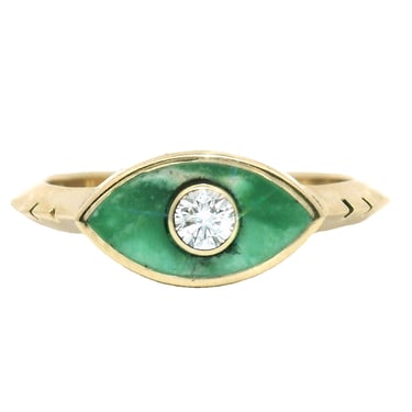 SECONDS JEWELRY: Lucin Variscite Anja Ring