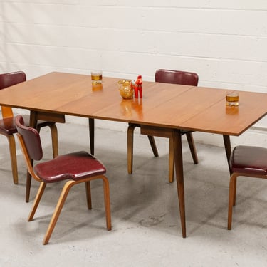 1960s Vintage Sleek Mcobb Style Dining Table