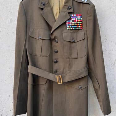 Vintage USMC Food Handler Jacket | White Cotton Military | Wesley