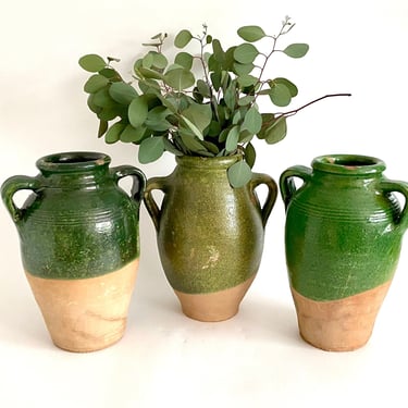 Turkish Olive Pot Handmade Vase Terracotta Urn 