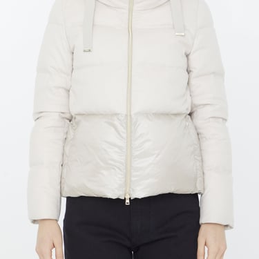 Herno Women Silk And Cashmere Down Jacket