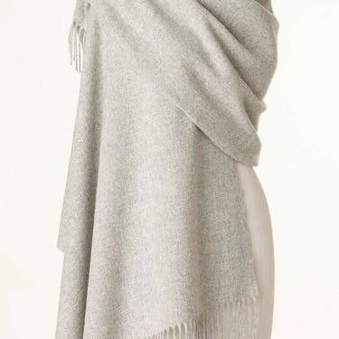 Abraham Moon & Sons Blanket Scarf: Silver