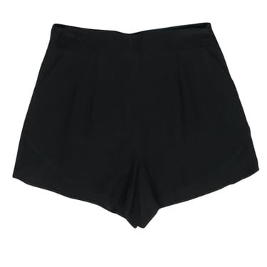 Milly - Black Silk Blend Flowing Shorts Sz