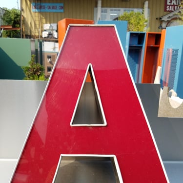 Steel LED Sign Letter 23 inches - A