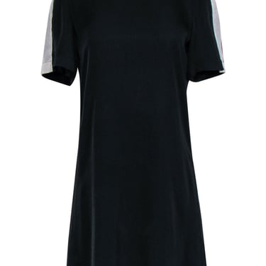 Rag & Bone - Black Short Sleeve Dress w/ White Striping Sz S