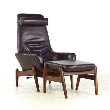 Arnold Madsen for Madsen & Schubell Mid Century MS-30 Danish Teak Easy Lounge Chair - mcm 